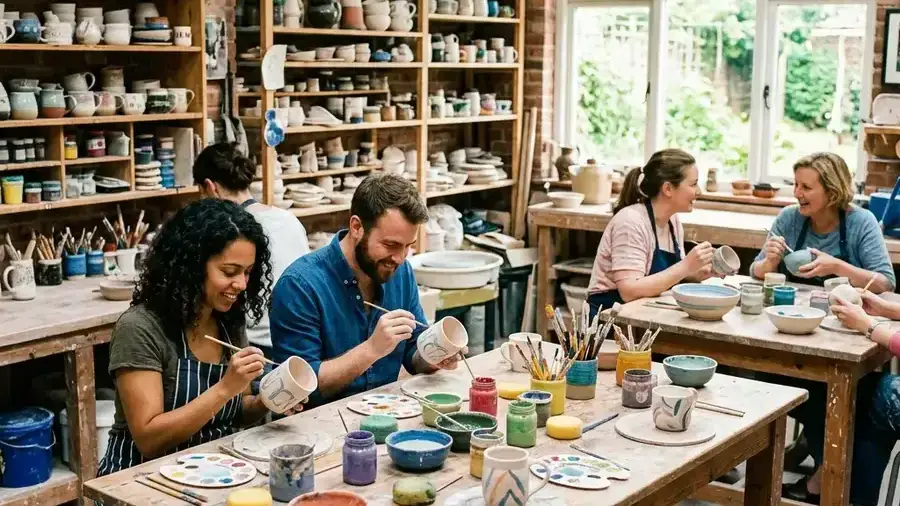 Ceramic painting workshop