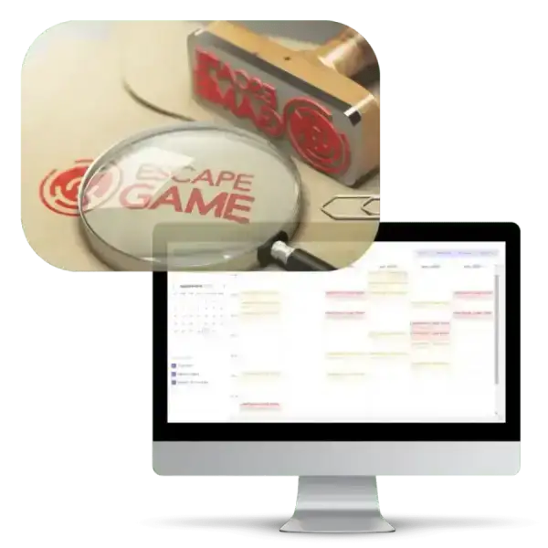 A connected and synchronized calendar for your Escape room