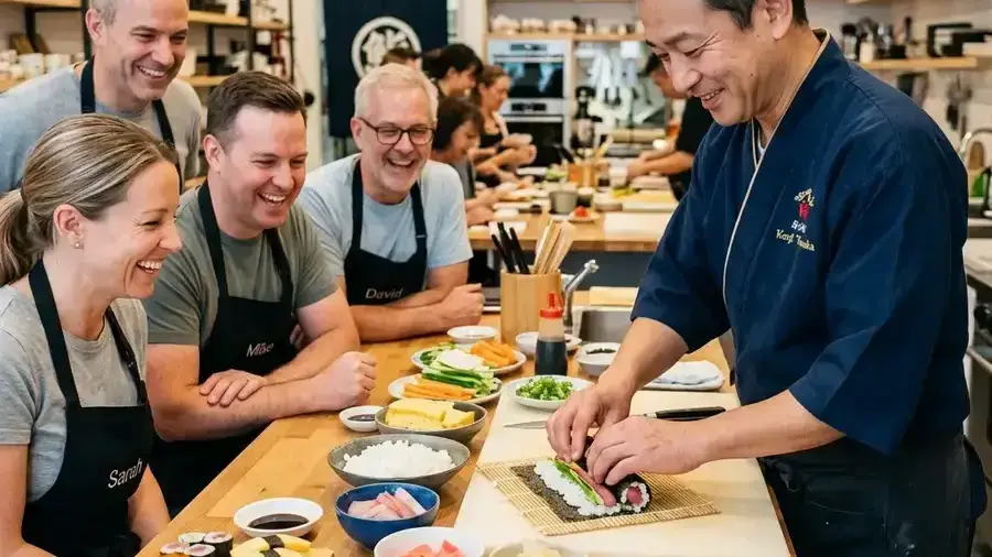 Sushi preparation