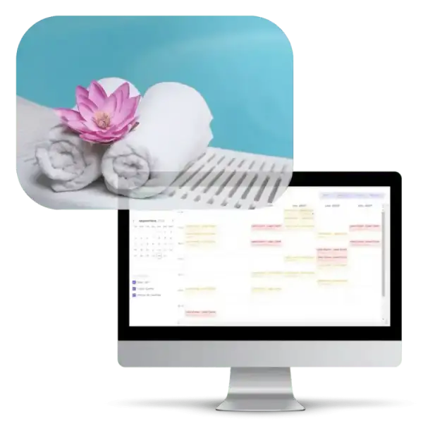 Benefit from an intuitive calendar in our spa management software