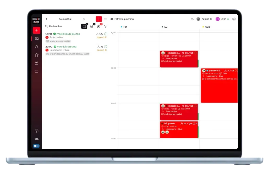 Bénéficiez d'un agenda intuitif dans notre logiciel pour institut d'épilation